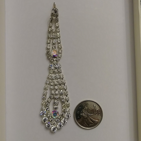 Beautiful rhinestone earrings - Picture 2 of 4